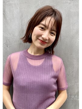 ベル 新宿(Belle) シースルーバング×外ハネミディー