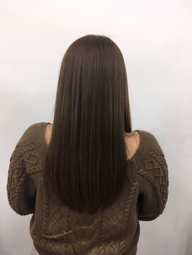 レオ 幸手(Leo) 20代30代40代髪質改善カラーアッシュベージュ艶感ストレート