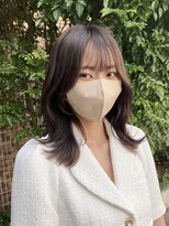 サンバイセライロ 千葉(SAN. by celilo)&nbsp;ラベンダーグレージュくびれヘア【佐藤詩門】