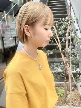 ヌード(NUDE) NUDE 10代20代30代40代ワンレングスボブぶつ切りボブ結べるボブ