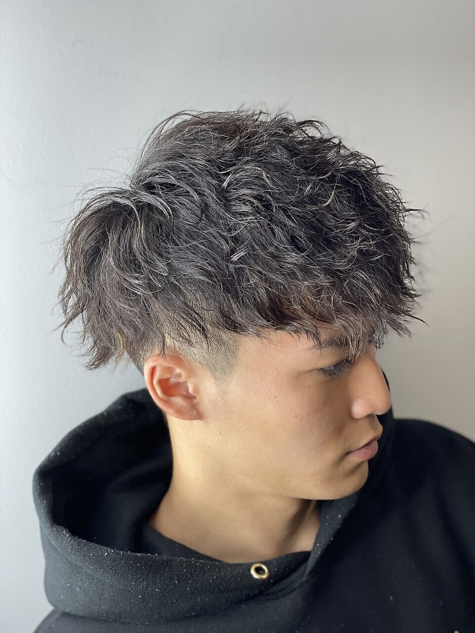 21'ss48ビジネスカジュアルソフトスパイラルパーマ/ツーブロック