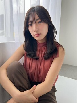 ソヨン 山形桜田店(SOYON) 小顔カット×しっとりまとまる暗髪セミ