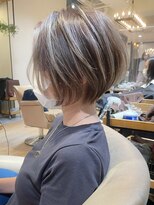 バンプ ギンザ(BUMP GINZA)&nbsp;くびれショート/マロンブラウン/大人ショートボブ／山口○