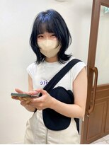 キジ(kiji) 【kiji】ネイビーウルフ　＃久屋美容院＃丸の内美容院＃髪質改善