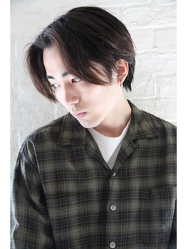 チョビー(Chobii) 表参道メンズカットメンズパーマ簡単セットセンターパート吉田3