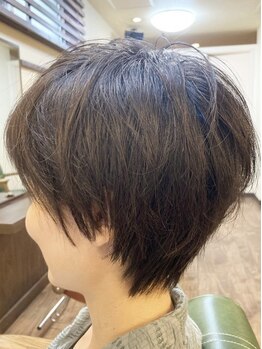 ピース オブ ヘアー Piece of Hairの写真/丁寧なカウンセリングと髪質や骨格を見極めた似合わせカット！初めてのショートスタイルもお任せください◇