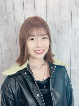 ビューティドレッセヤマノ 池袋パルコ(Beauty Dresse YAMANO) 【ミディアム】【ダブルカラー】【外ハネボブ】