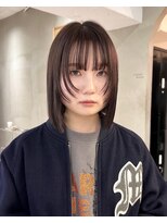 ローレン(LOREN)&nbsp;グレージュカラーミルクティーカラーインナーカラーダブルカラー