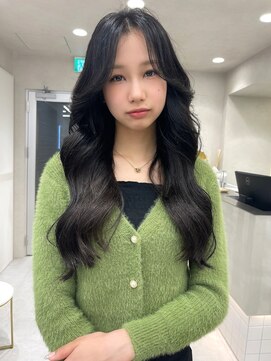 ロンド マーレ 天神大名店(Lond mare) 韓国レイヤー　レイヤーカット　レイヤーグレージュカラー　韓国