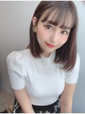 ミラレスカ 透明感のある切りっぱなしボブbyウラタニ