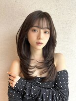 ルル 表参道(lulu.) レイヤーロング　レイヤーカット　韓国レイヤー