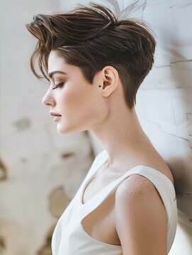 アルトリスト(Altruist Aging×HAIR&SPA) ★暗めカラーグランマッシュフェイスフレーミングデザインカラー