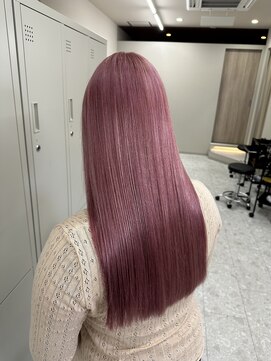 シカ 神戸三宮元町店(Cica) ピンク　ハイトーン　ブリーチ　ケアブリーチ