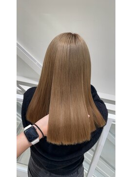 ロンドローズ 名古屋(Lond damaskRose) 顔周り ダブルカラー 名駅 ブリーチ 髪質改善 ボブ 韓国　669