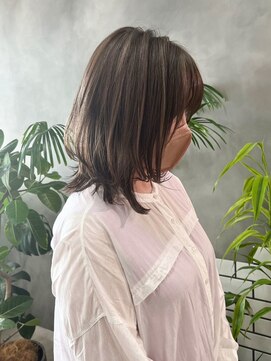 ティダスマイル ふじみ野店(tida smile) 脱白髪染めハイライト*白髪ぼかしベージュ20代30代40代50代