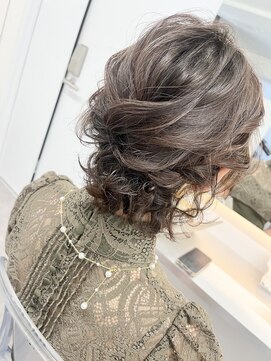 プリュス 名古屋(Plus) ショートへアセット/ショートアレンジ/ボブアレンジ/アップヘア