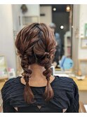 お呼ばれヘアセット