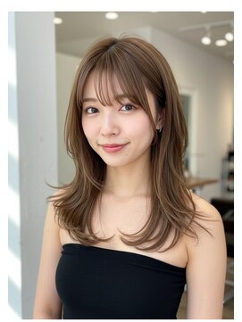 グルグル 本八幡店(GULGUL) セミロング/ショート/顔周り/レイヤーカット/ハイライト/本八幡