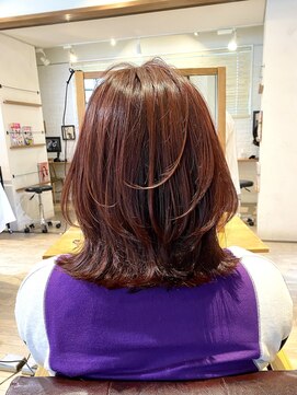 ヴァンクシー バイ ルナ(VANKCY by Luna) クラゲヘアー オリーブグレー 小顔 ココアベージュ 黒髪 登戸