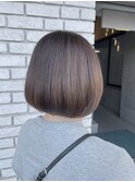 30代40代大人かっこいいベージュハイライト×ボブ