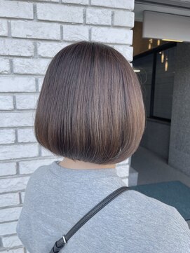 オーガニックエコ 川越(organic+eco) 30代40代大人かっこいいベージュハイライト×ボブ