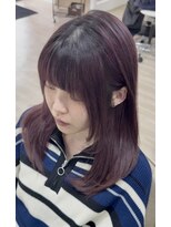 エメヘアデザイン ルイス(Aimer Hair Design Lewis)&nbsp;ピンクバイオレット/弘前市