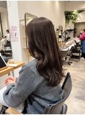 マロンベージュ/韓国風巻き/20代30代40代50代