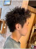 スパイキーパーマ/スパイキーショートウルフ/ベリーショート