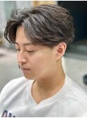 曲がる縮毛矯正/縮毛矯正/センターパート/千葉駅/千葉/齊藤大樹