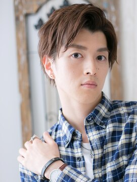 トニーアンドガイメン ホテル京阪仙台店(TONI&GUY MEN) 20代30代アップバングダークアッシュ短髪メンズカットj仙台