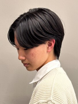 エルマーク 豊中(L-MARK) センターパート/ニュアンスパーマ/カルマパーマ/men's