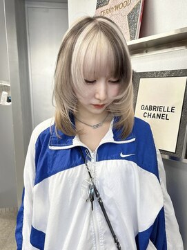 ペレ アネックス 大阪梅田茶屋町店(PELE ANNEX) くびれヘア/アプリコットオレンジ/夏のヘアアレンジ/梅田