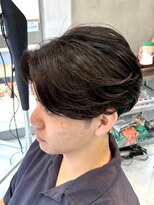 エリマ 調布(elima) 調布メンズカット刈り上げセンターパートニュアンスパーマ緩め