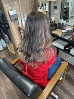 ラル(Lull)&nbsp;【エアタッチバレイヤージュ×グレージュ】地毛残し