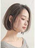 大人可愛い20代30代40代50代大人ボブ丸みショートボブ