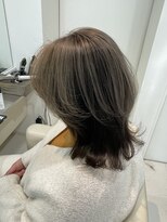 ヘアメイク ルエル(Hair Make Ruelle)&nbsp;アンブレラカラー　グレージュ×ダークモノトーン