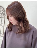 セットアップ 岡山北長瀬店(SET-UP)&nbsp;ラベンダーカラー透明感イルミナボブ髪質改善