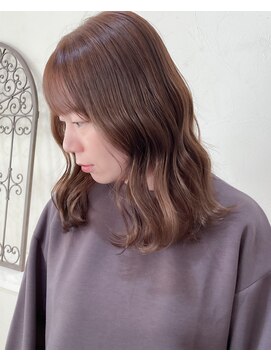 セットアップ 岡山北長瀬店(SET-UP) ラベンダーカラー透明感イルミナボブ髪質改善