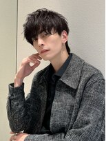 ロンド アンブル 四条烏丸(Lond ambre) 黒髪無造作マッシュ