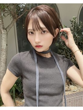 サンド 大阪梅田(sand) オリーブグレー/ココアベージュ/クラゲヘアー/髪質改善