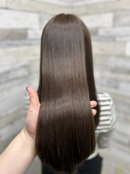 ピカソアルテ(hair picasso arte f.)の写真/超高濃度水素×ツヤ髪エステで輝く髪へ！髪内部のダメージ補修と酸化を防ぎ、本来の美しさを♪