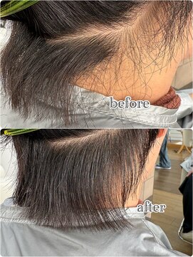 オーシャントーキョー 大阪(OCEAN TOKYO) ワックスなしツーブロックメンズセンターパートニュアンスパーマ