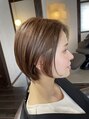 カーフ アオゾラヘアー 光の森2号店(calf AOZORA HAIR)&nbsp;コンパクトでエレガントに収まるカットラインが◎ミニボブ