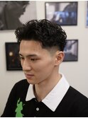 テーパーフェード　スキンフェードカット　シェービング　