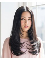 ラディシュ さがみ野(RADISH)&nbsp;透明感メテオ髪質改善カラー◎夏色カラー×艶髪ワンホンレイヤー