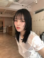 フェイス 石川町 (FACE)&nbsp;ミディアムハッシュカット