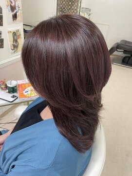 デザインヘアーピアジェ 八木店(DESIGN HAIR PIAGET) ウルフレイヤーで後ろからの印象もバッチリ♪