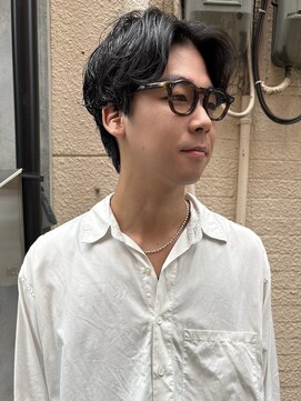 ヨハク メンズ 大阪梅田中崎町(yohaku メンズ) メンズカット×ニュアンスパーマ