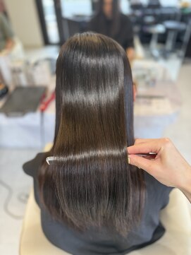 髪屋 紬 髪質改善ストレート