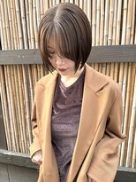 ドルセプラタ(Dulce plata)&nbsp;【kaN.】グレージュデザインカラーハッシュカットミディアムヘア